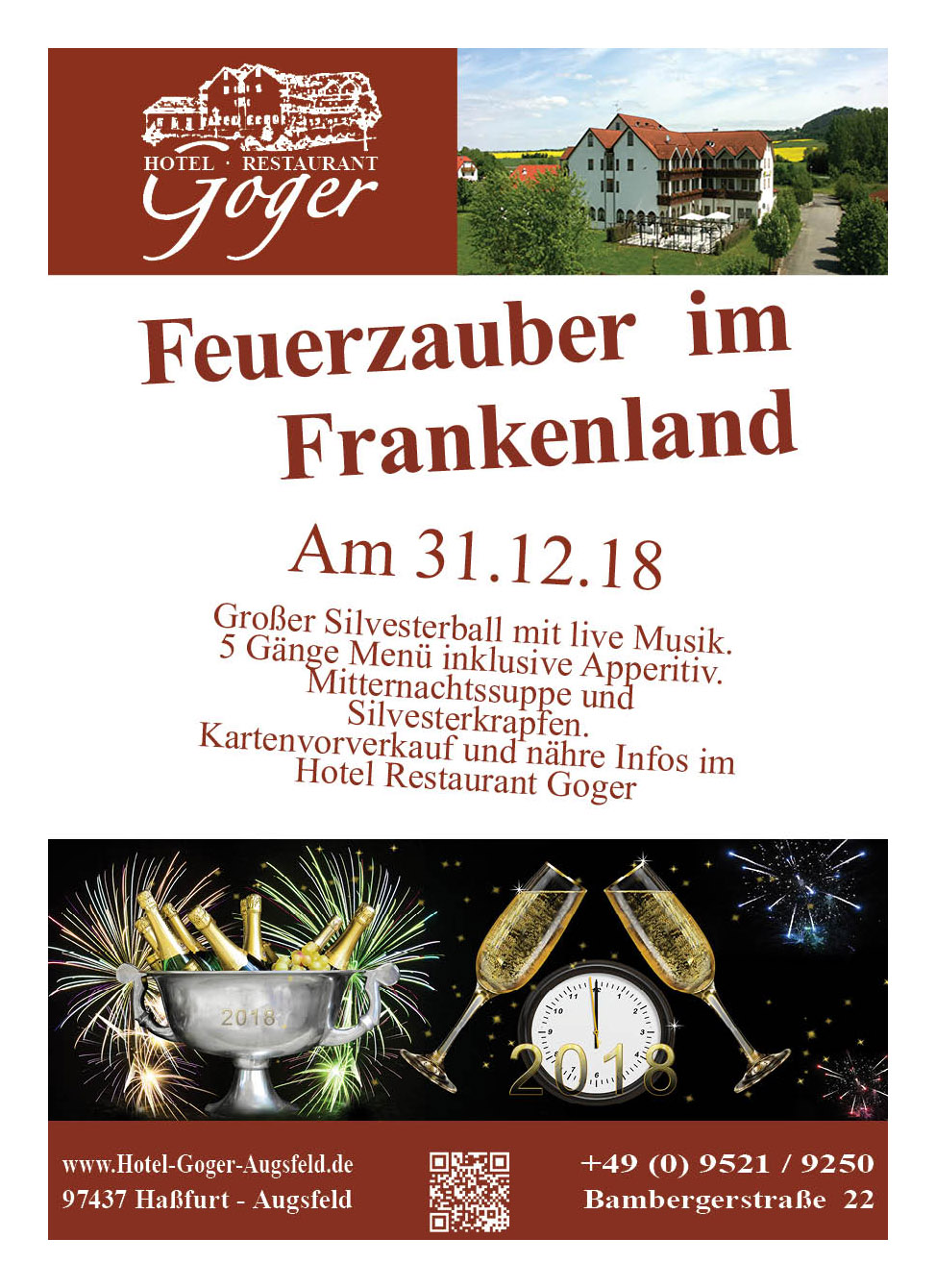 Hotel Restaurant Goger Haßfurt Sylvesterball